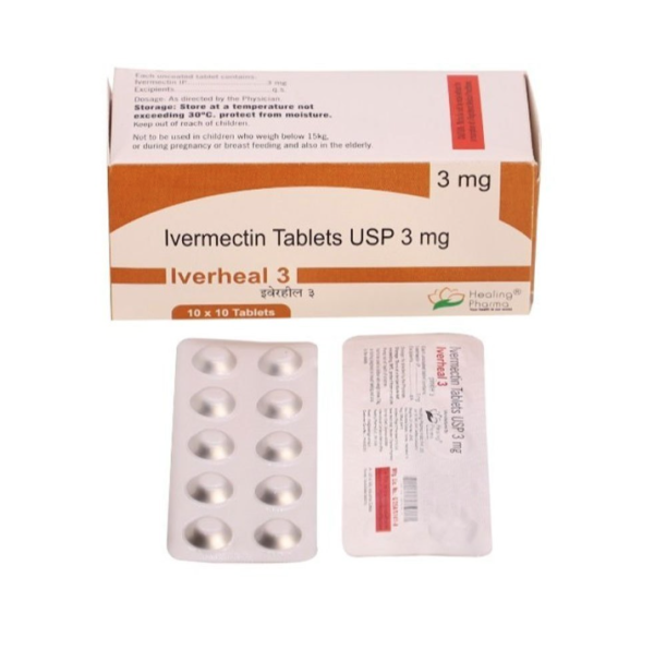 A box and 2 strips of Ivermectin Tablets