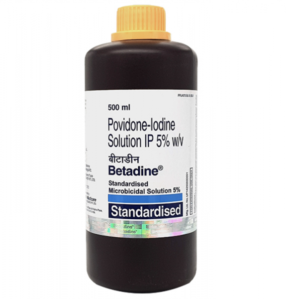 Betadine 5 Percent (500 ml) Solution - (BRAND)