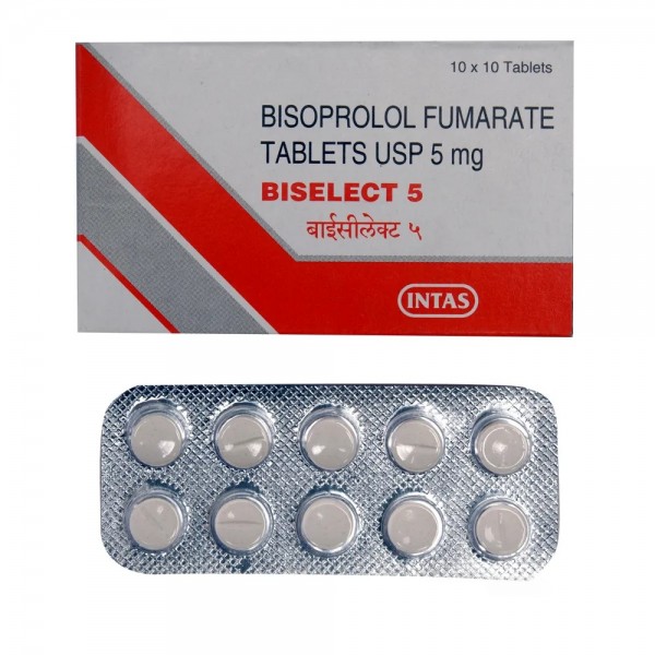 Box and strip of Zebeta 5mg Generic tablets - Bisoprolol