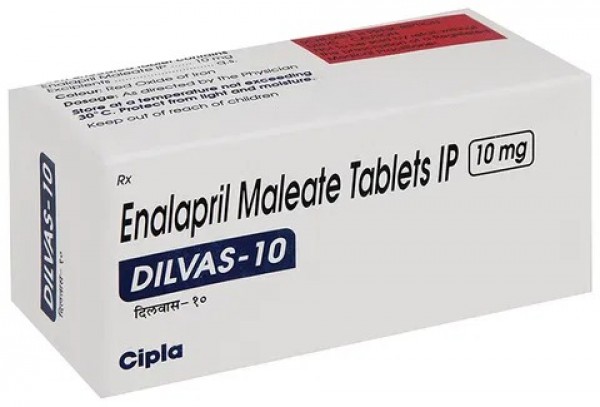A box of generic Enalapril 10mg tablets