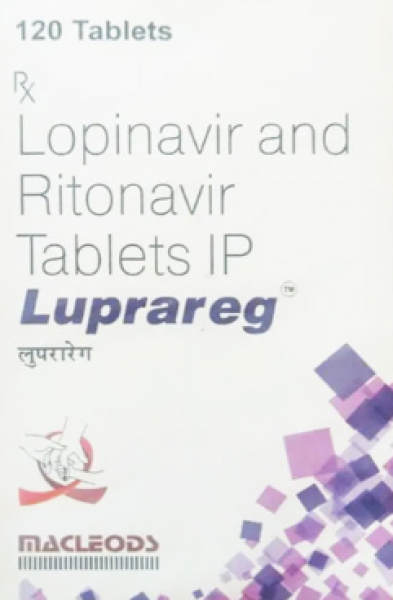 A box of Kaletra 200 mg / 50 mg Generic tablets - Lopinavir / Ritonavir