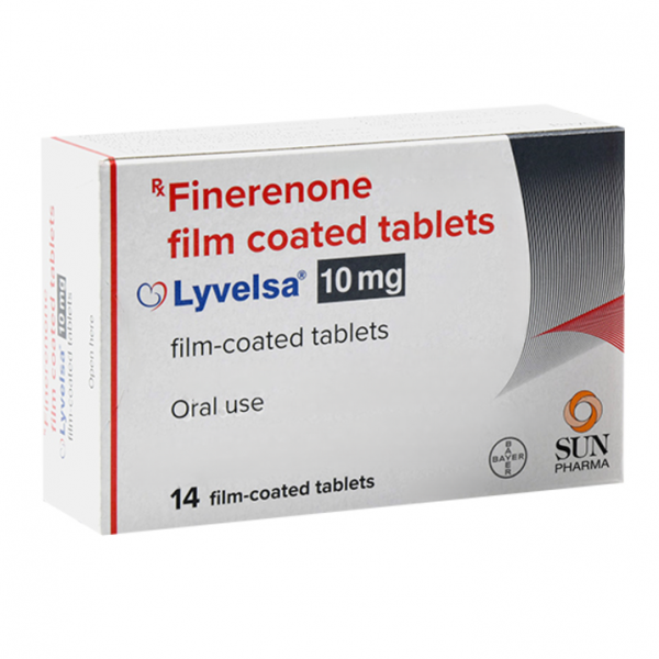 A pack of Finerenone (10mg) Tab