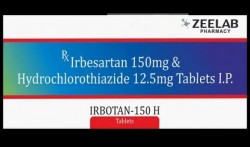 Box of Avalide 150/12.50mg Generic tablets - Irbesartan / Hydrochlorothiazide