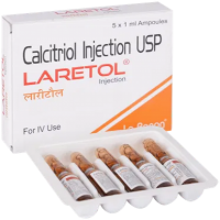 A box of generic Calcitriol (1mcg/ml) Injection