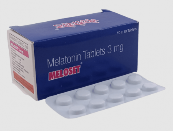 A box of Melatonin 3 mg Generic Tablet