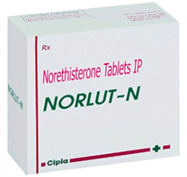 A pack of generic Norethisterone (5 mg) Tablet