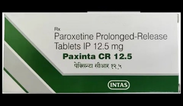 Box of generic Paroxetine Hydrochloride 12.5mg tablets